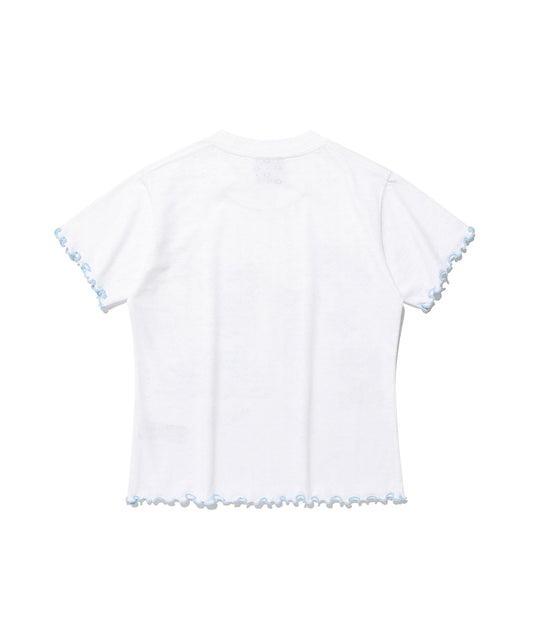 Nice Ghost Club Mimichan Stardust Foam Tee [White]
