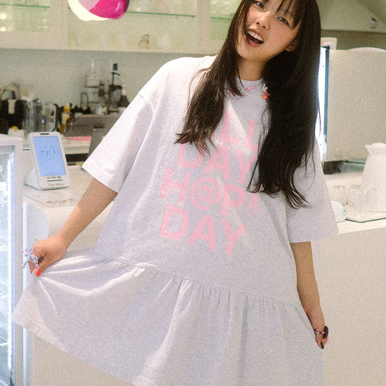 Nice Ghost Club X JIMMIZO ADHD DRESS BIG BIG TEE [LIGHT GREY]