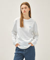 Marithé François Girbaud [REGEN] Back Drawing Logo Long Sleeve Tee Navy