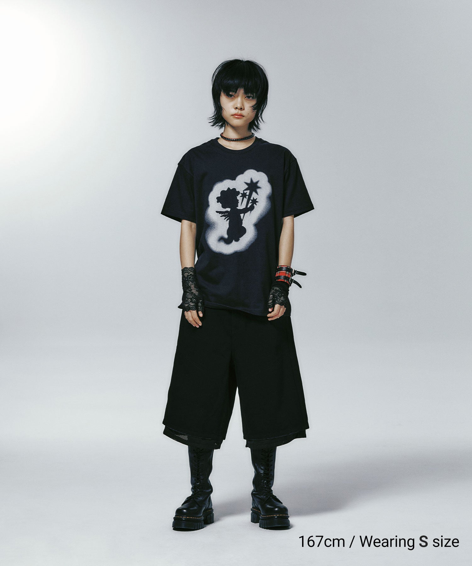 Nice Ghost Club Baby Angel Silhouette Tee