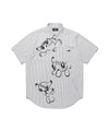 Nice Ghost Club Baby Guardians Stripe Big Big Half Shirt
