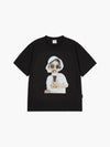 ADLV Baby Face Ice Cream Girl Sleeve T-Shirt