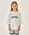 Marithé François Girbaud Kids Mesh Oversized Tee