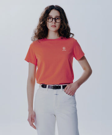 Marithé François Girbaud W Embroidery Logo Tee