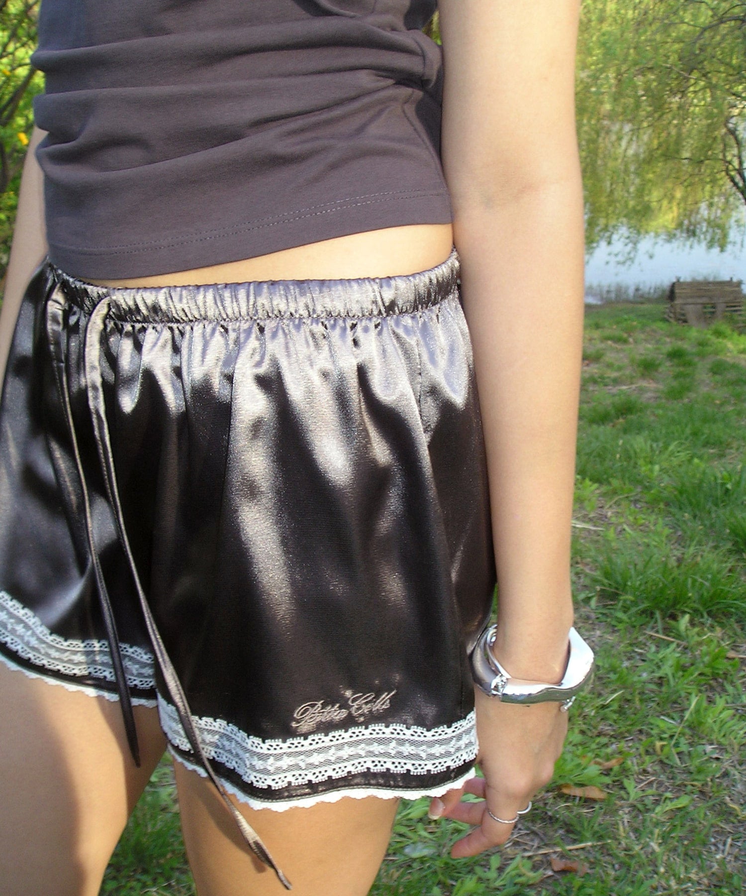 Bitter Cells Coastal Satin Shorts