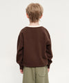 Marithé François Girbaud Kids Color Block Sweatshirt Brown