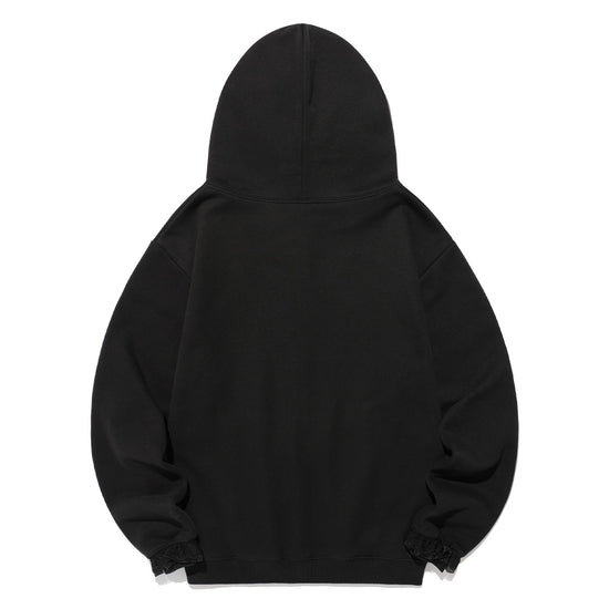 Nice Ghost Club Ghost Angels Lace Hoodie Zip Up [Black]