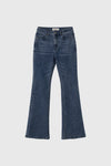 General Idea WOMAN Bootcut Washed Denim Pants
