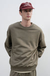General Idea UNISEX Cotton Logo Loose Fit Sweatshirt Set
