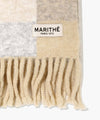 Marithé François Girbaud Fuzzy Check Knit Muffler