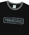 Mahagrid Banner Logo Layered Long Sleeve T-Shirt [Black]