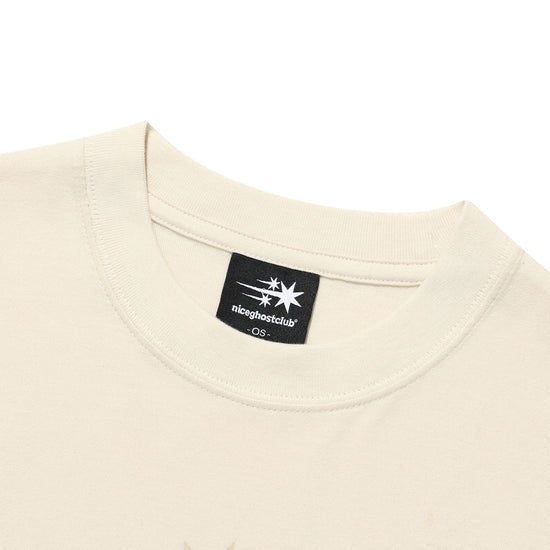 Nice Ghost Club 3 Stars Symbol Crop Slim Tee