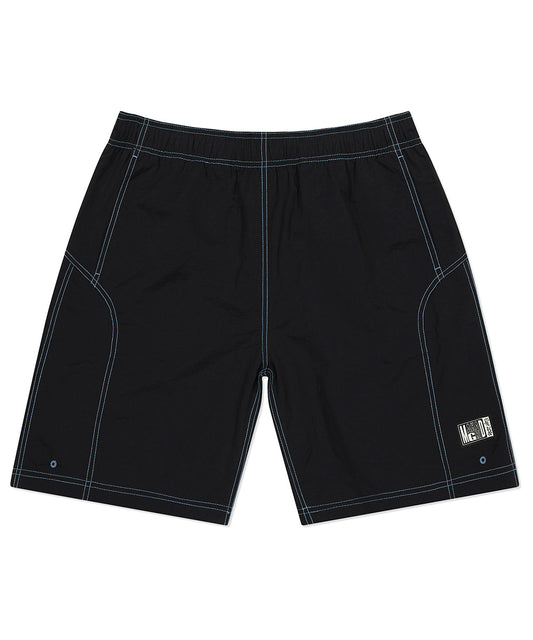 Mahagrid Contrast Stitch Short