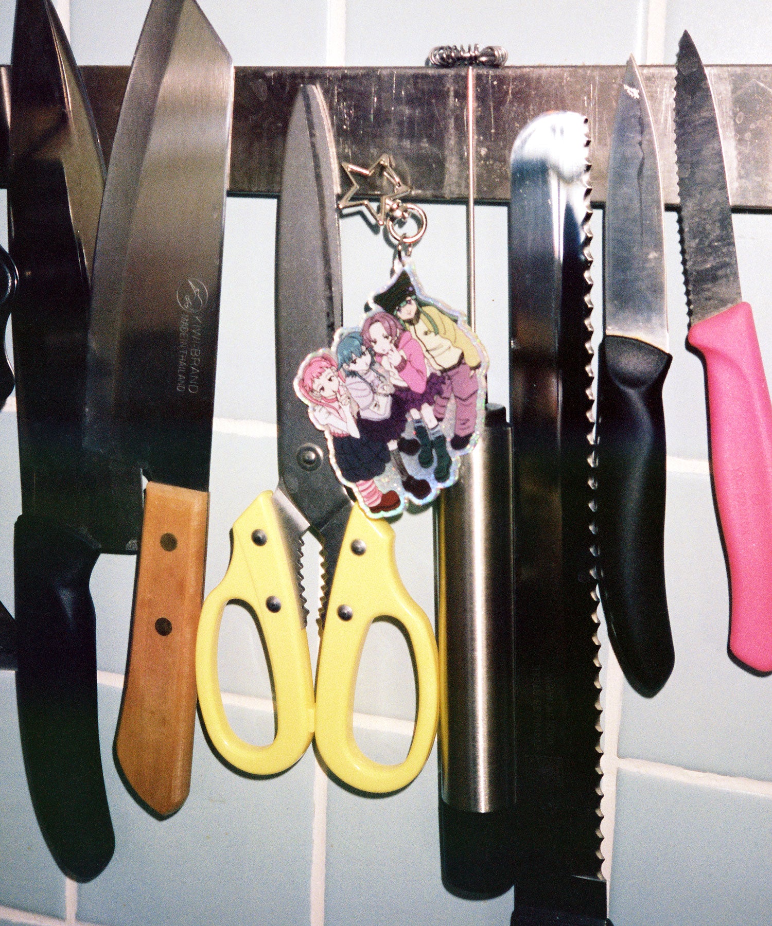 Nice Ghost Club Ghost Angels Photo Acrylic Key Chain [Mix]