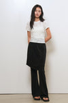 General Idea WOMAN Button Slit Skirt Set Pants