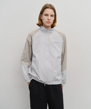 Marithé François Girbaud Color-Block High Neck Windbreaker