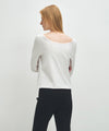 Marithé François Girbaud W BASIC SCOOP BACK LONG SLEEVE