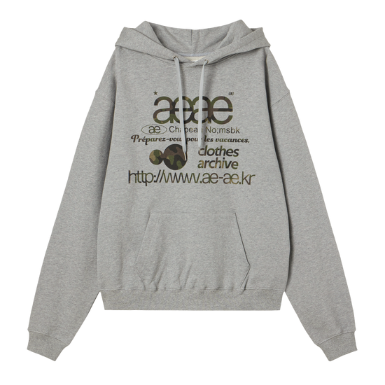 AEAE Web Logo Loose Hoodie
