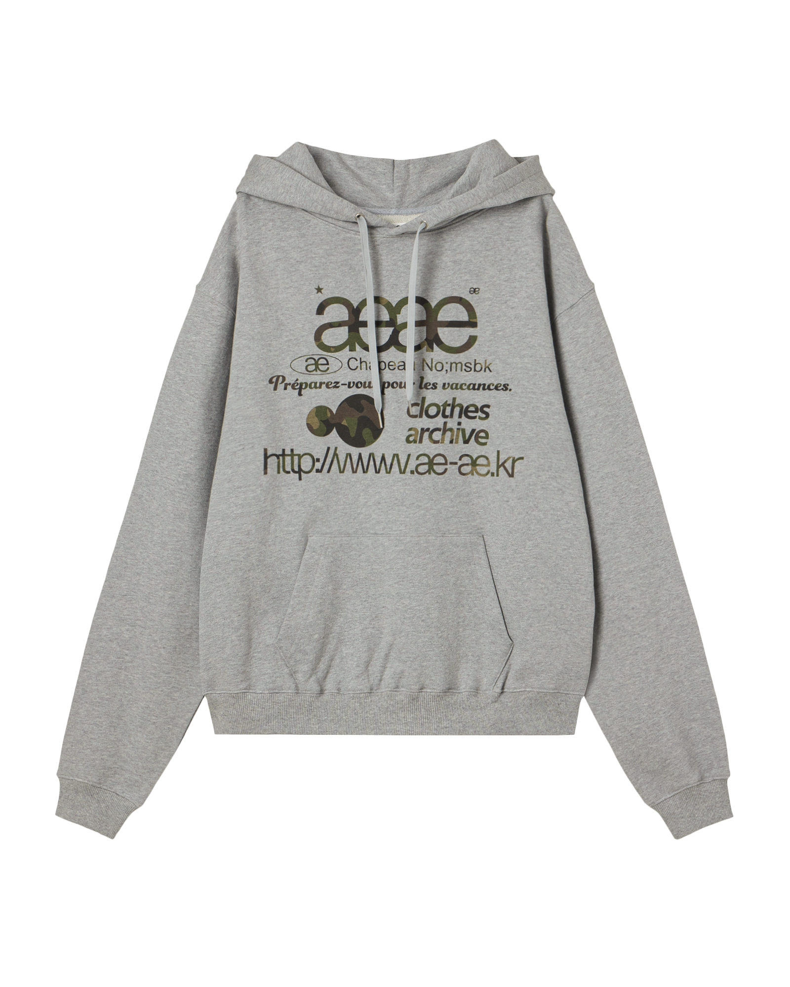 AEAE Web Logo Loose Hoodie