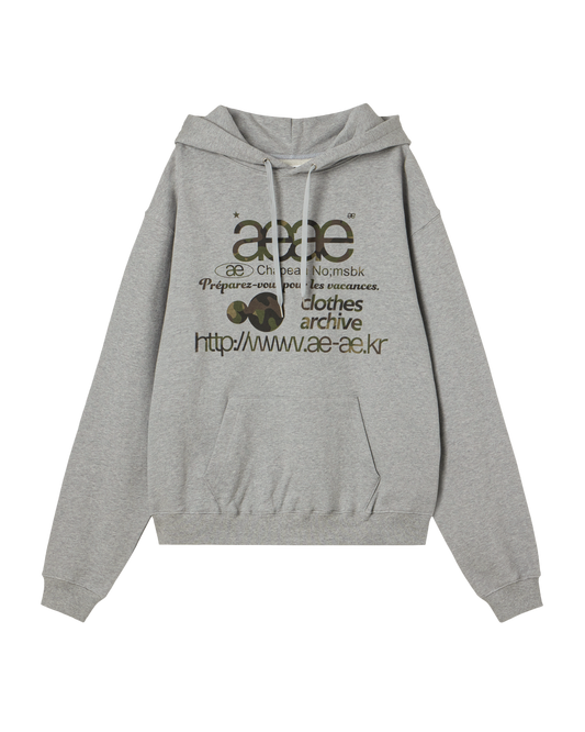 AEAE Web Logo Loose Hoodie