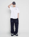 ADLV Flocking Basic Logo Short Sleeve T-Shirt