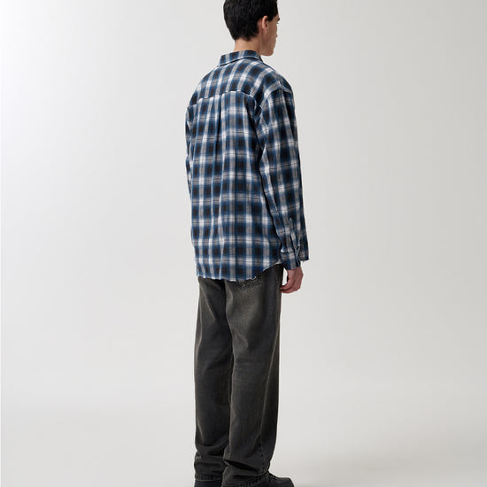 Mahagrid Raw Cut Ombre Shirt