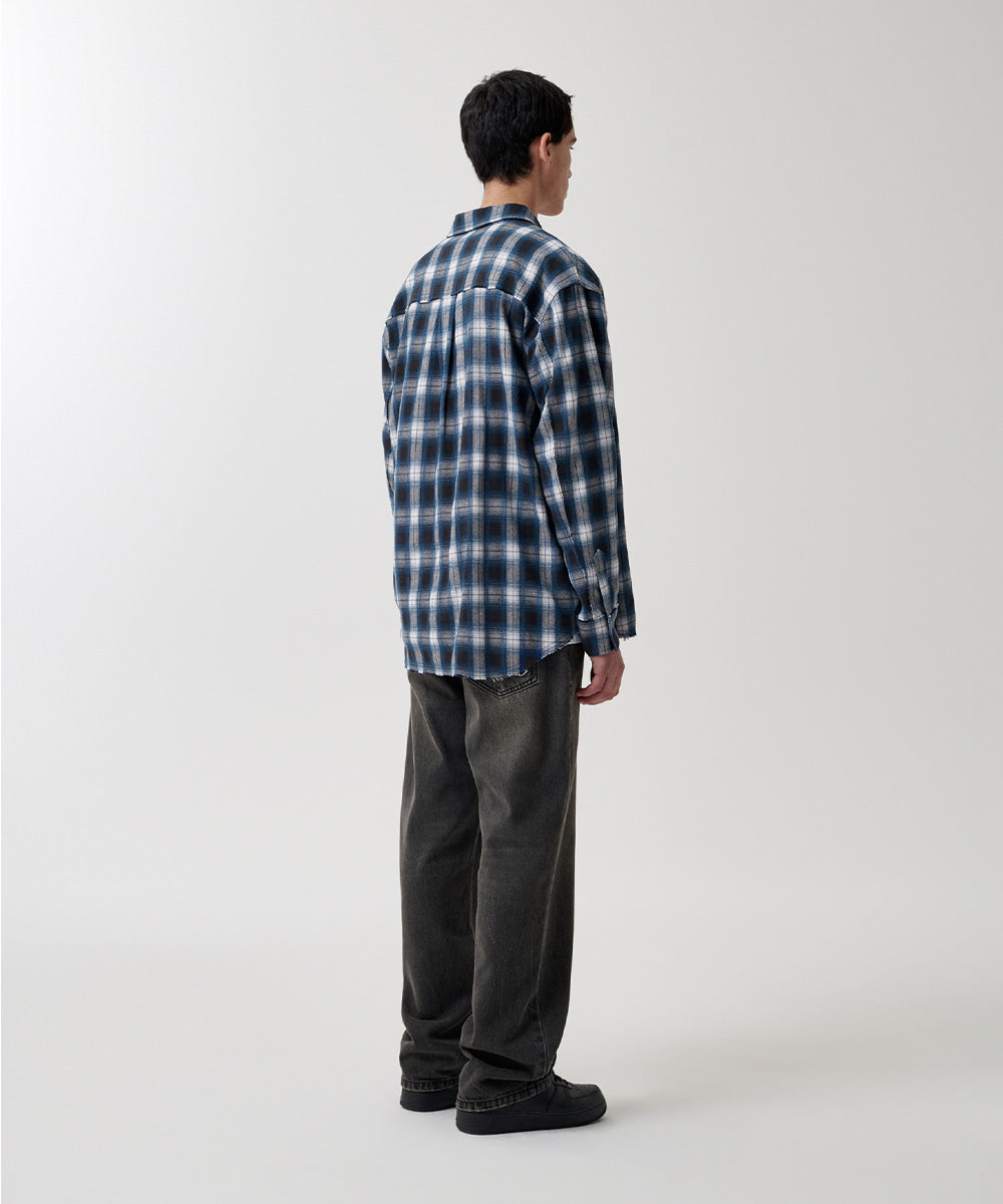 Mahagrid Raw Cut Ombre Shirt