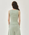 Marithé François Girbaud W REGULAR LOGO SLEEVELESS