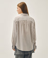 Marithé François Girbaud W PATTERN SHEER SHIRT