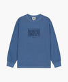Marithé François Girbaud SHADOW CLASSIC LOGO DYEING LONG SLEEVE TEE blue