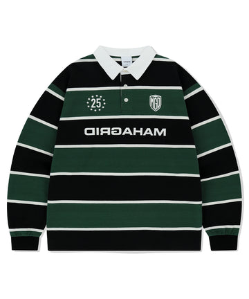 Mahagrid Stripe Rugby Shirt