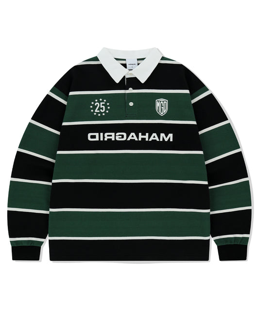 Mahagrid Stripe Rugby Shirt