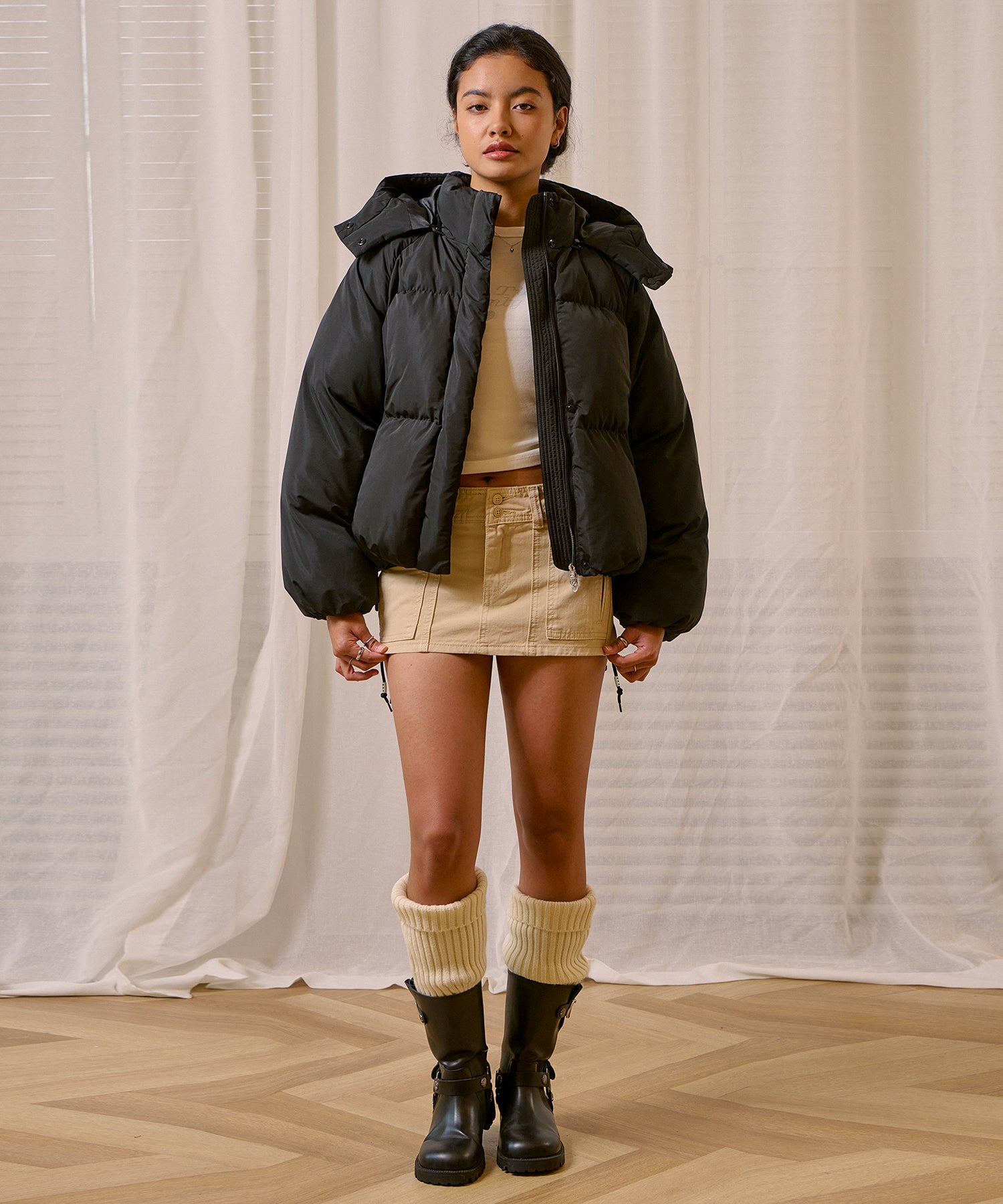 Bitter Cells C.G Hood Puffer Jacket