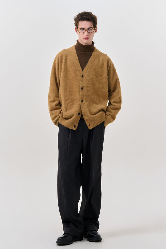 General Idea UNISEX Hairy V-Neck Cardigan