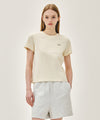 Marithé François Girbaud W SMALL REGULAR LOGO TEE