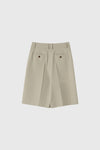 General Idea WOMAN Pleated Bermuda Slacks