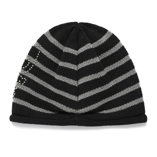 Cavish SKULL CAT STRIPED BEANIE
