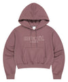 Mahagrid THIRD LOGO CROP HOODIE