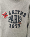 Marithé François Girbaud Kids Logo Patch Graphic Sweatshirt Ivory
