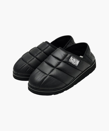 Marithé François Girbaud Classic Logo Padding Mule Black