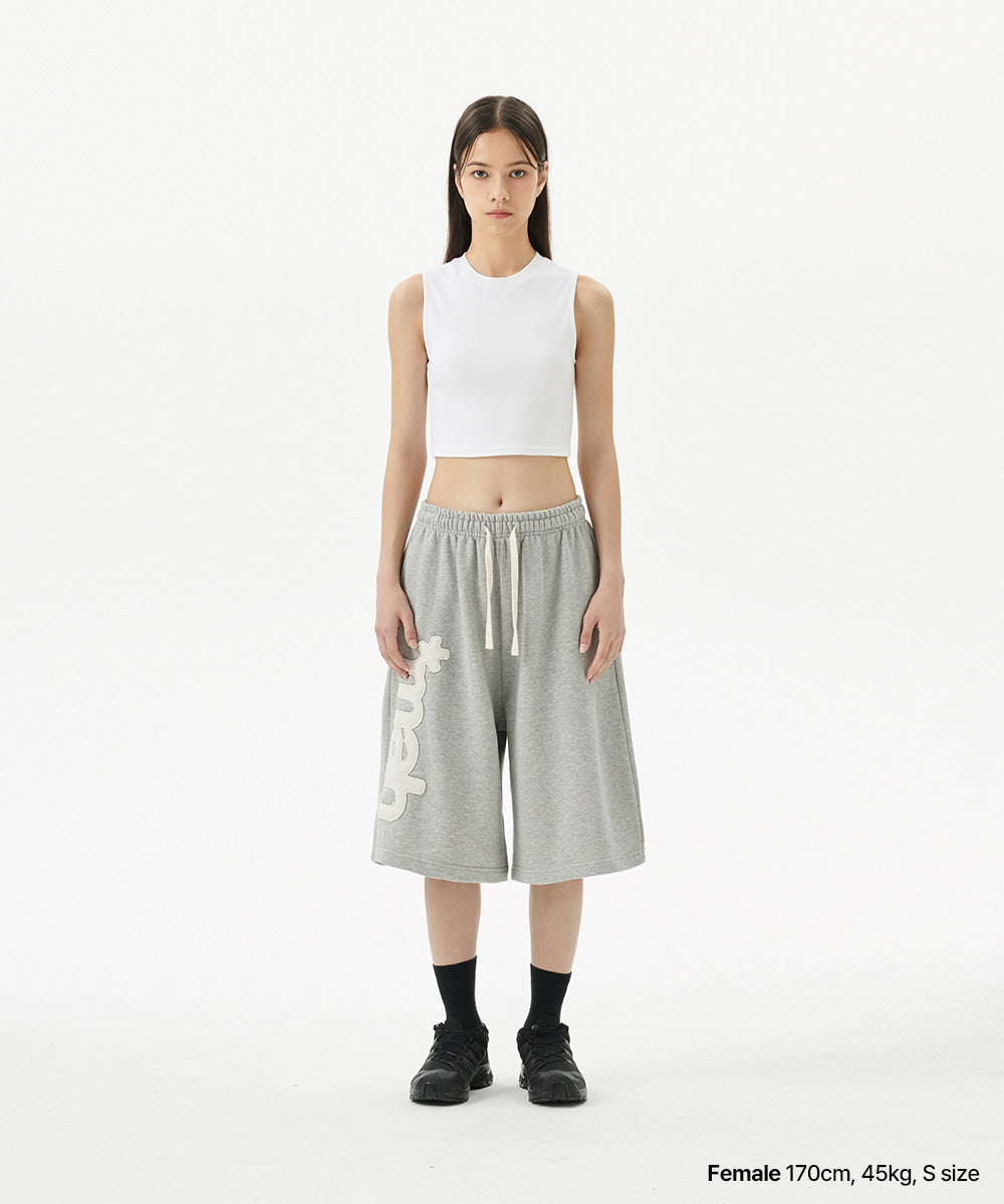Mahagrid Bermuda Mah Applique Sweatshort