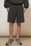 General Idea MAN Seersucker Check Half Banding Pants