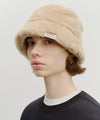 Marithé François Girbaud CLASSIC LOGO FUR BUCKET HAT