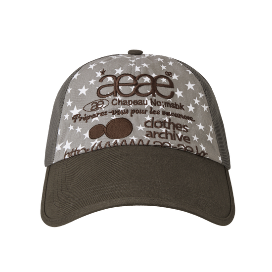 AEAE Web Logo Star Mesh Cap