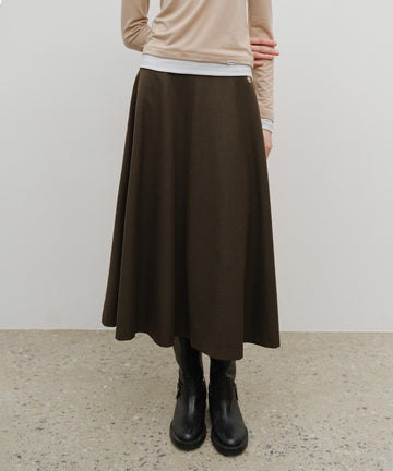 Marithé François Girbaud W Long Flare Skirt