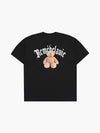 ADLV Gold Chain Bear Doll Short Sleeve T-Shirt