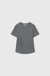 General Idea WOMAN Acetate Twisted Short Sleeve T-Shirt