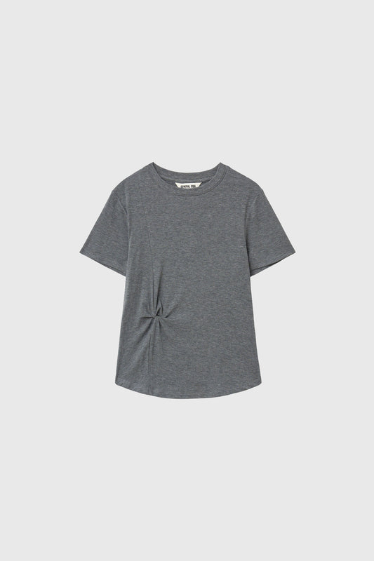 General Idea WOMAN Acetate Twisted Short Sleeve T-Shirt