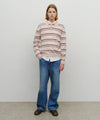 Marithé François Girbaud Regular Logo Stripe Polo Knit