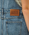 Marithé François Girbaud W DENIM OVERALL MIDI SKIRT blue
